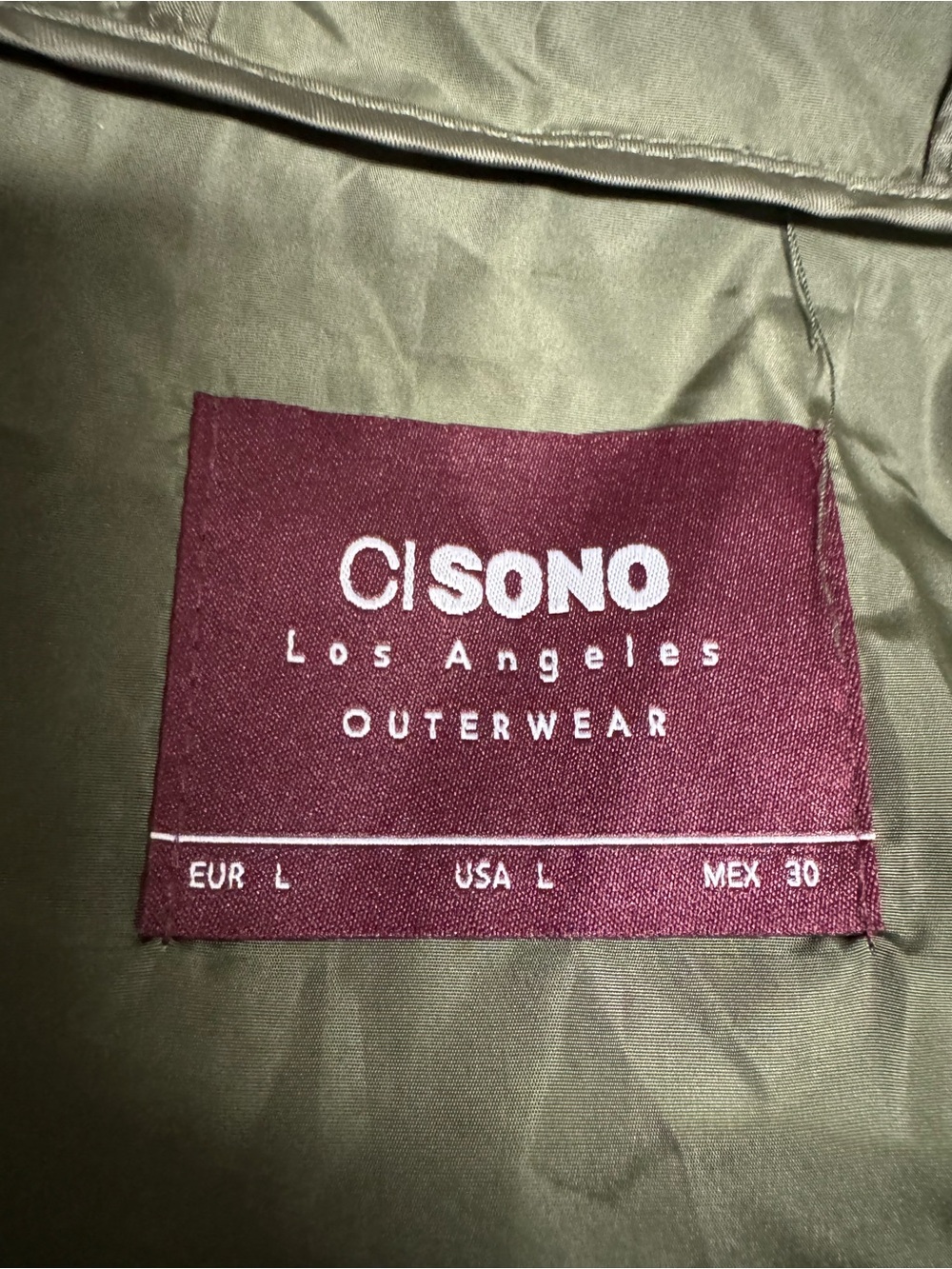 Ci Sono Olive Utility Hooded Jacket - Picture 9 of 9